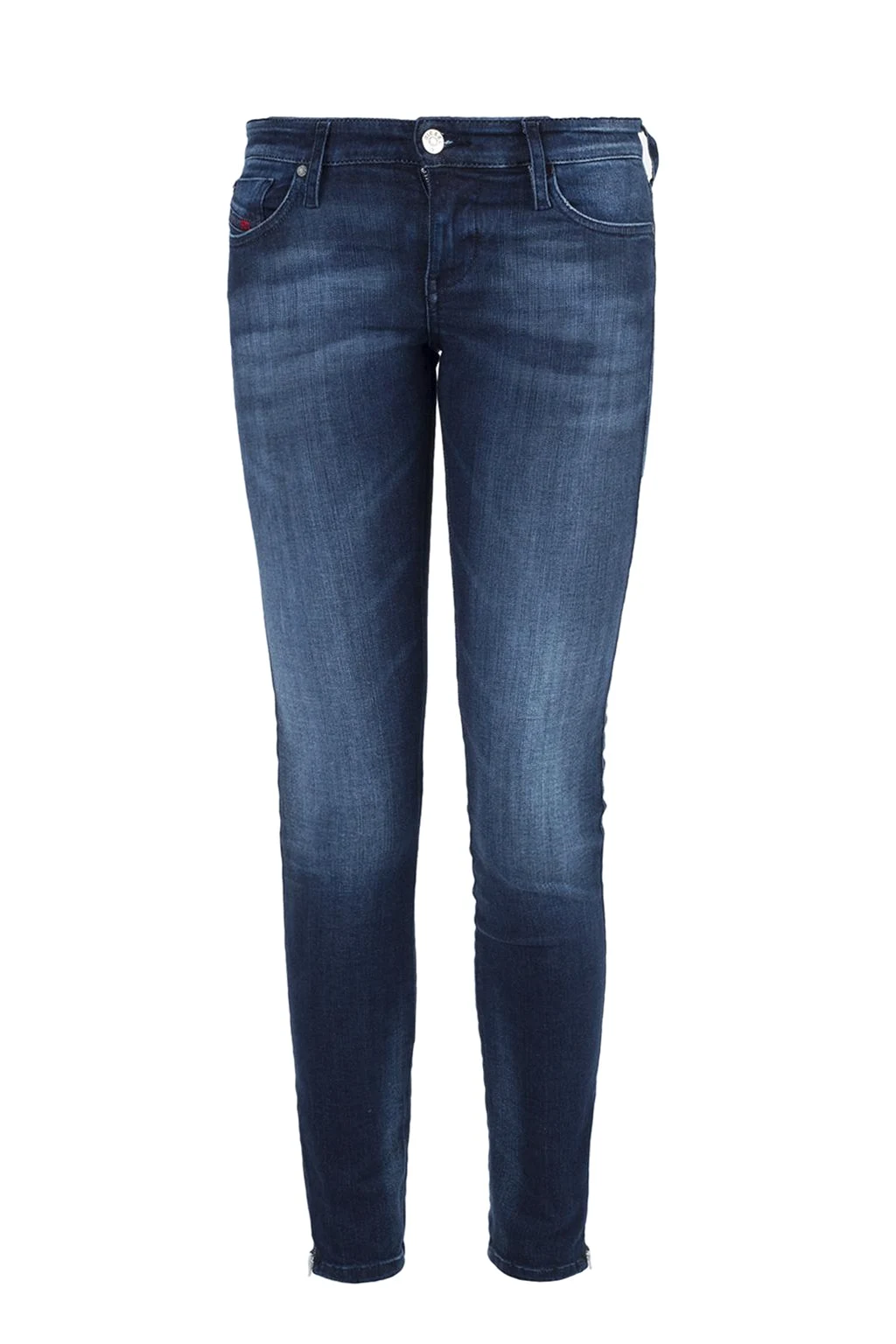 NAVY BLUE 'Skinzee Low Zip' jeans
