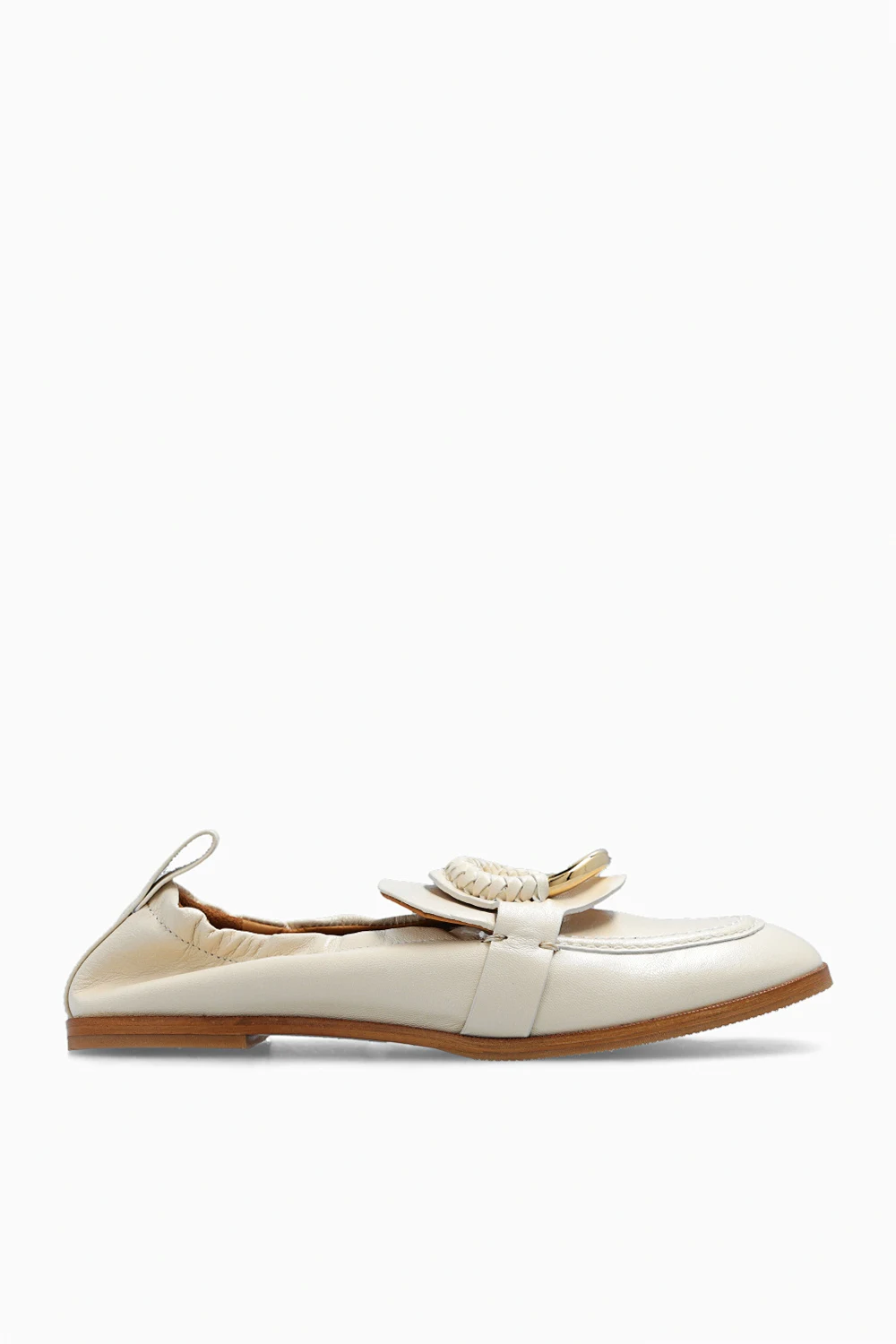 ‘Hana’ leather loafers