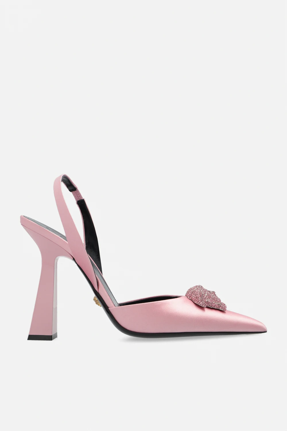 Satynowe buty na obcasie ‘La Medusa’