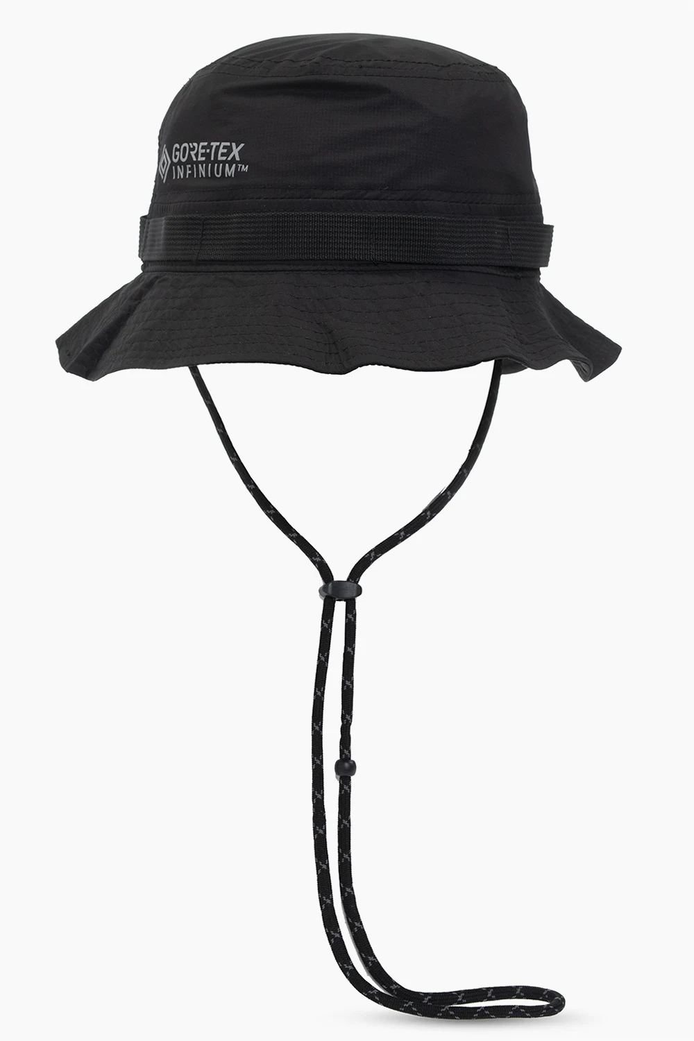 BLACK Hat with drawstrings