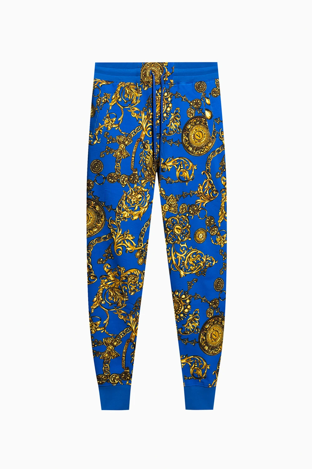 BLUE Printed sweatpants