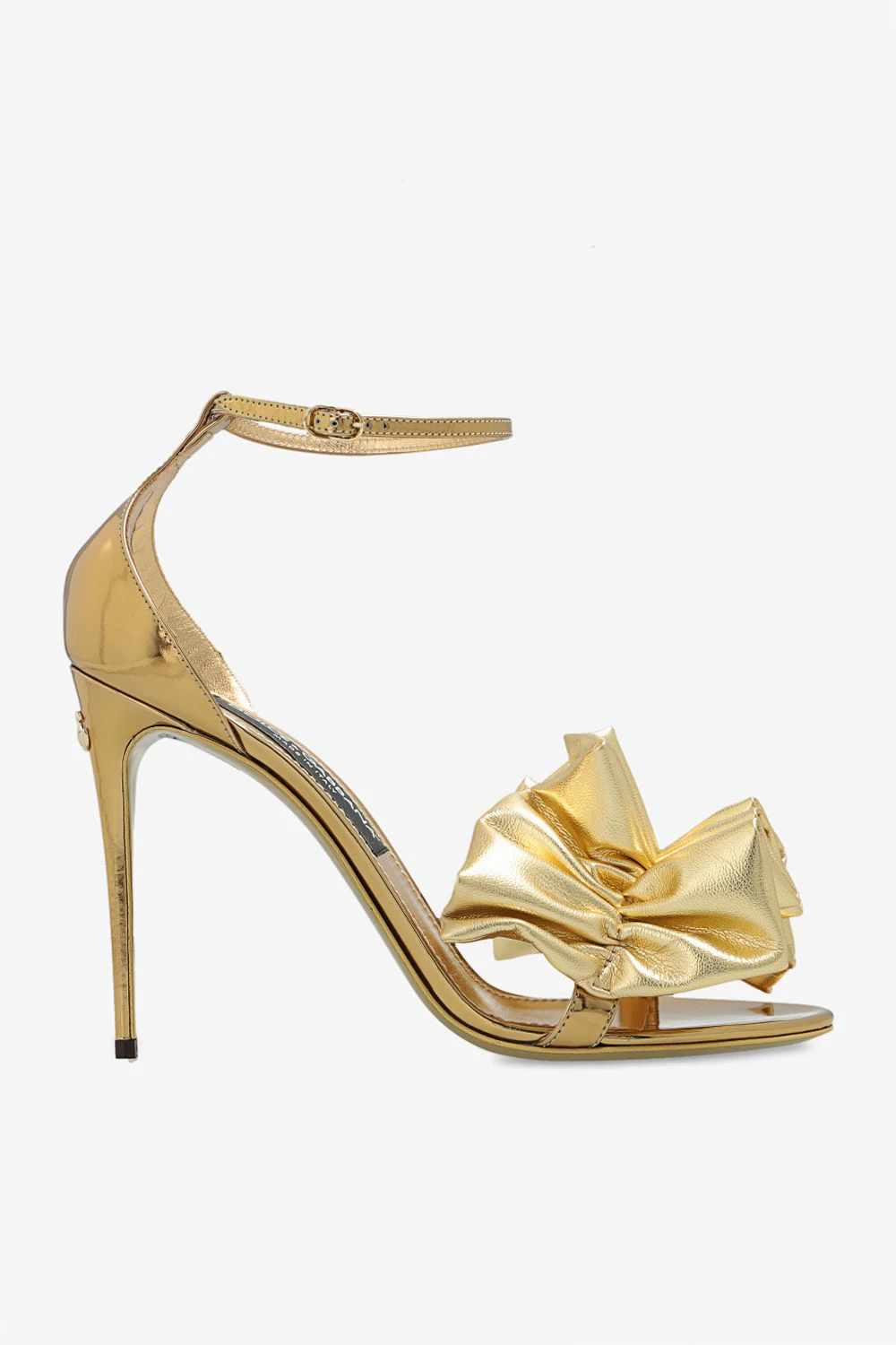 GOLD Heeled sandals