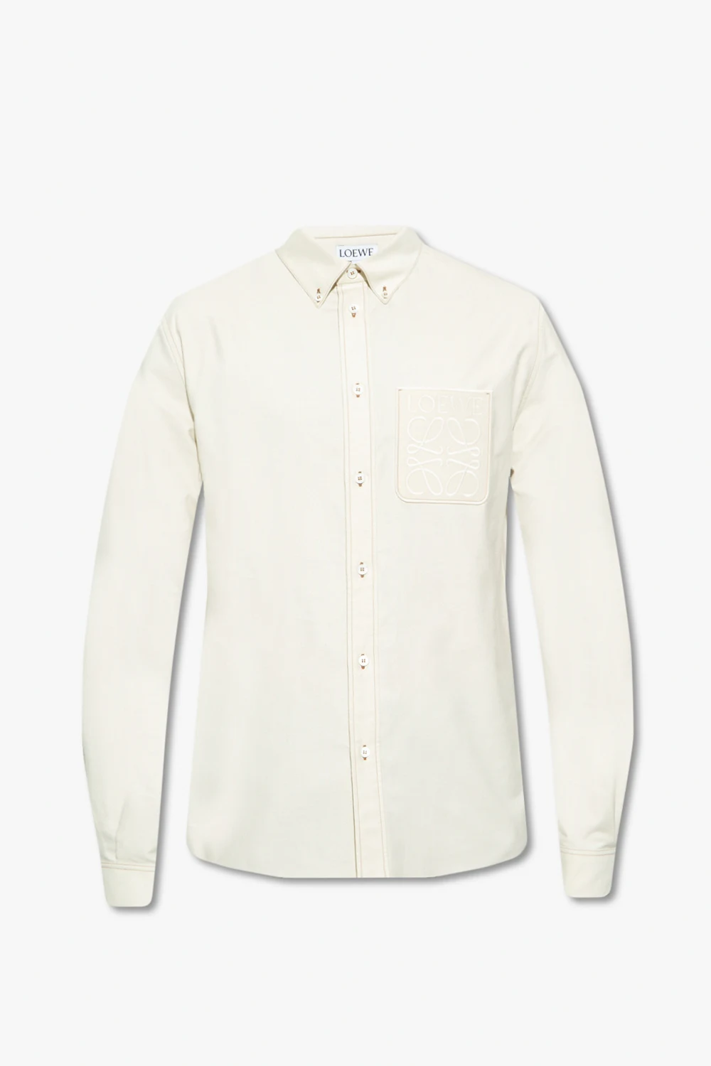 cream Shirt with logo