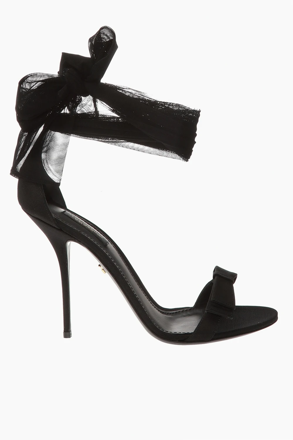 BLACK Stiletto heeled sandals