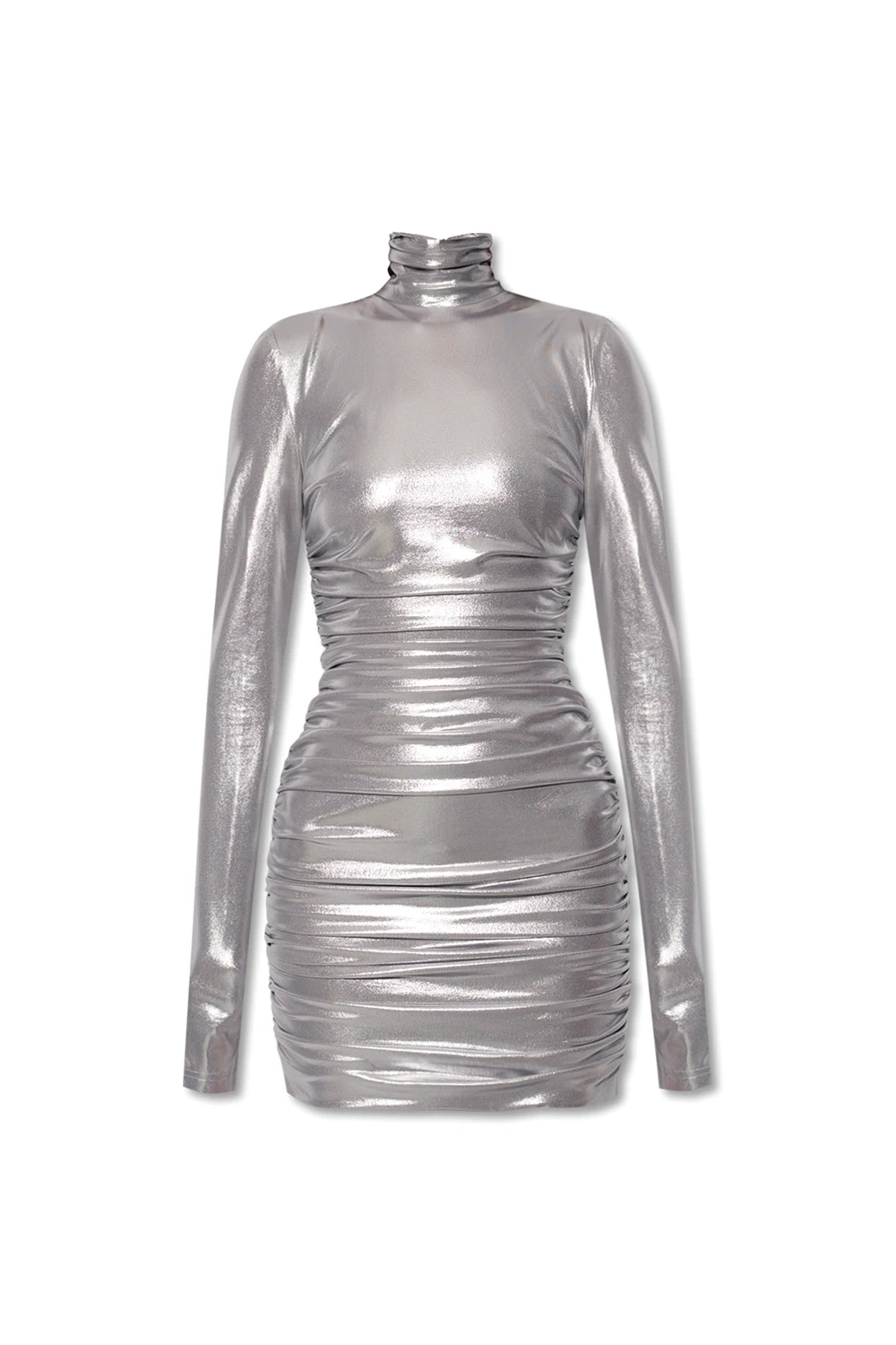 SILVER Dress with high neck