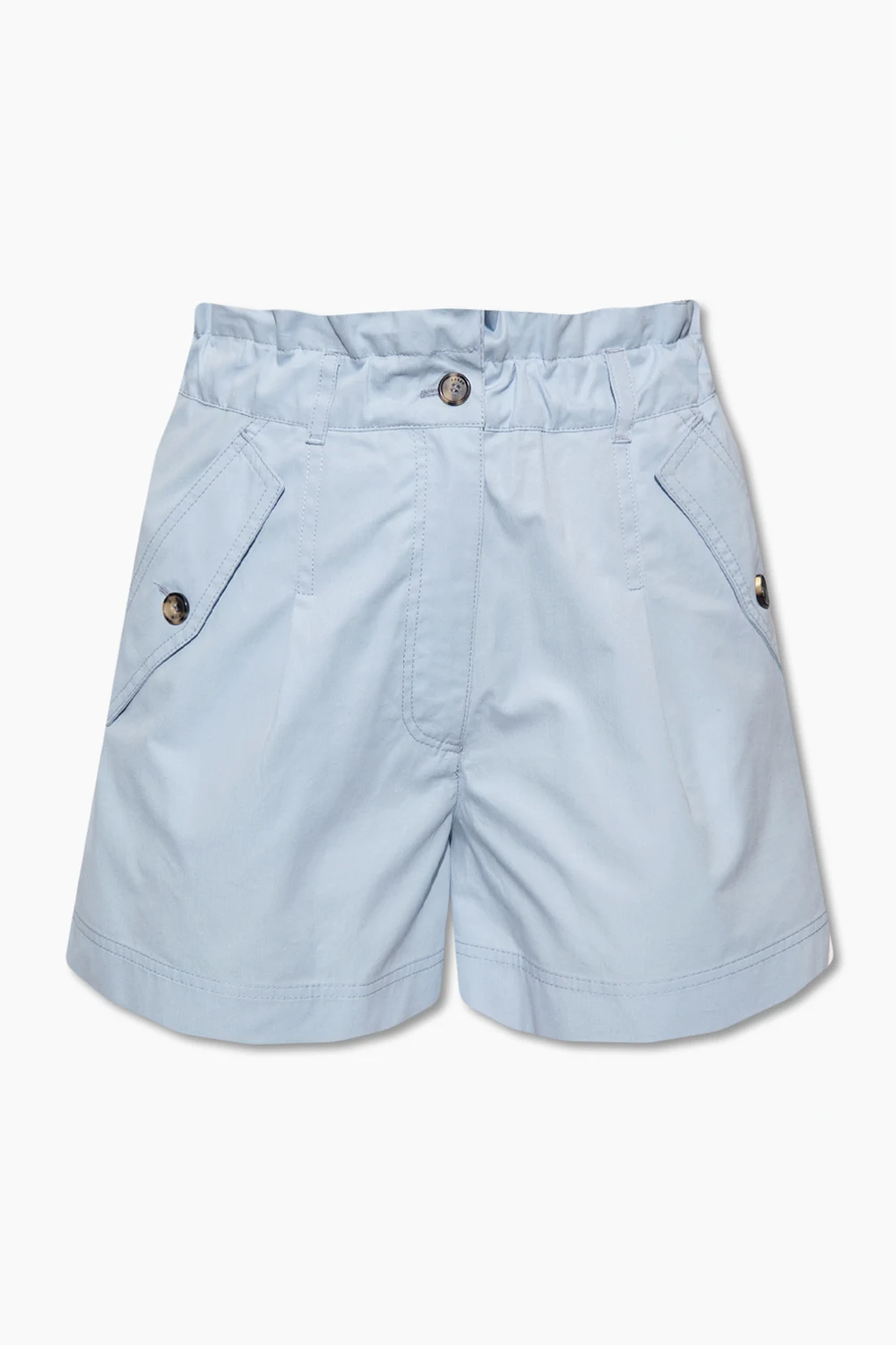 High-waisted shorts