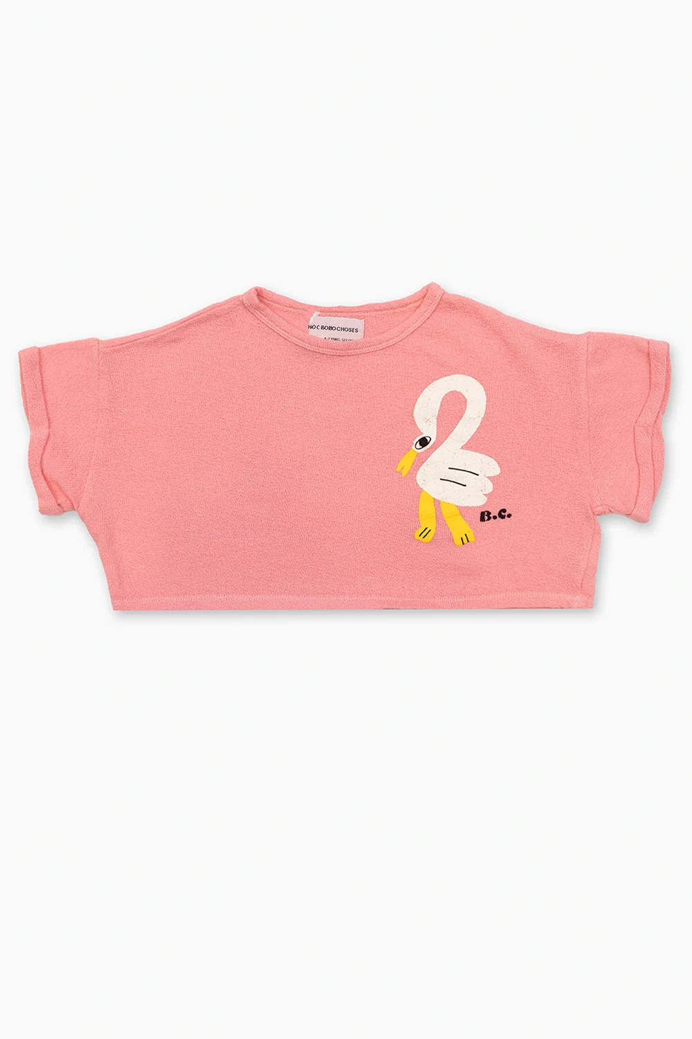 PINK Cropped oversize T-shirt