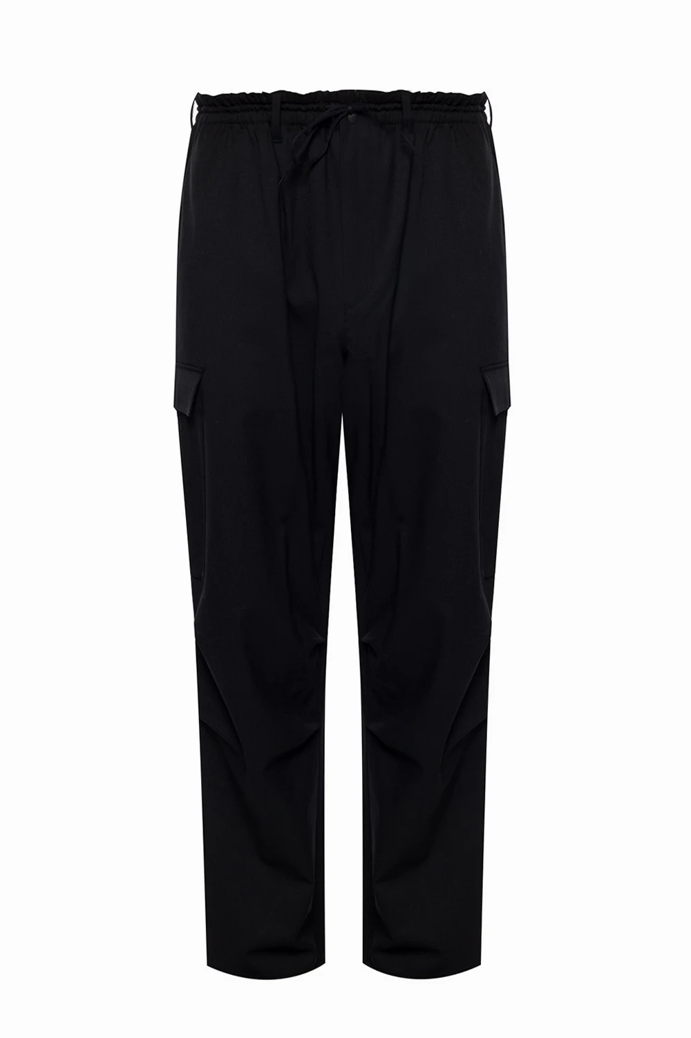 BLACK Trousers with logo