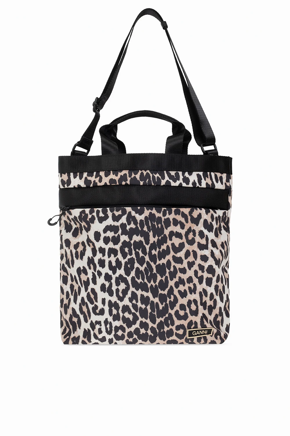 Shopper bag with animal motif