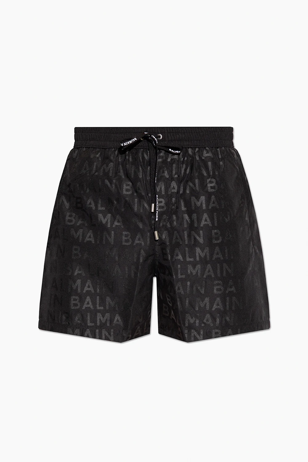 BLACK Swimming shorts with logo