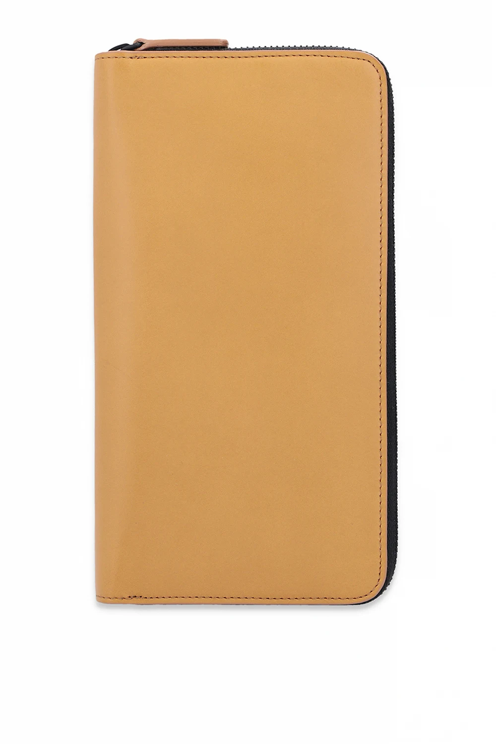 Leather wallet with logo