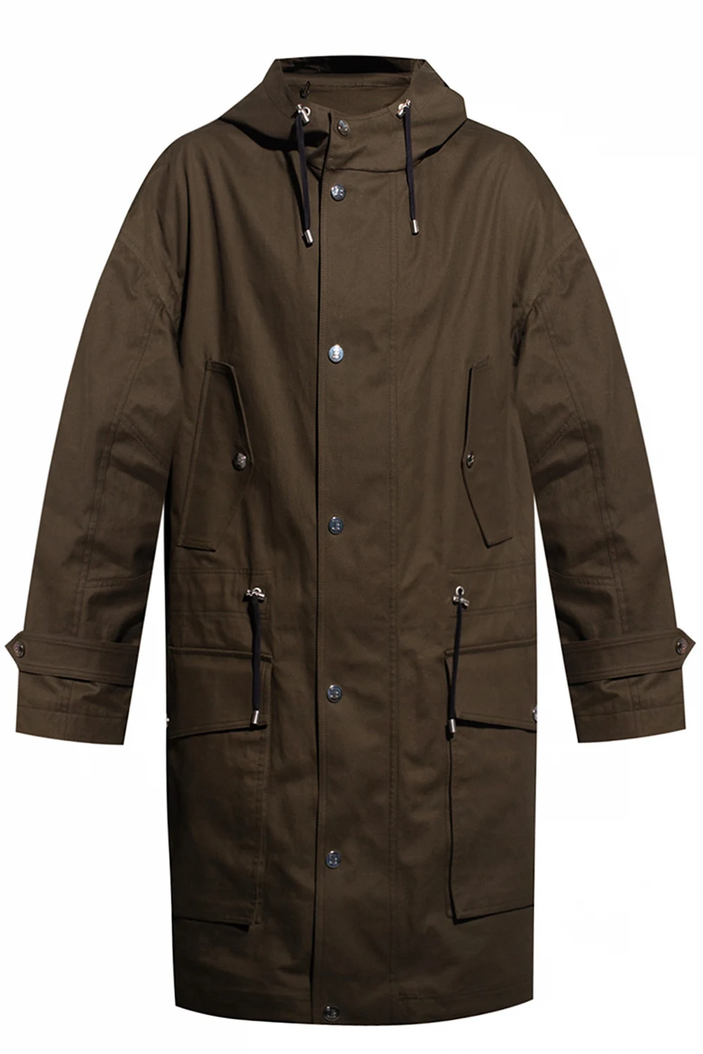 GREEN Parka with pockets