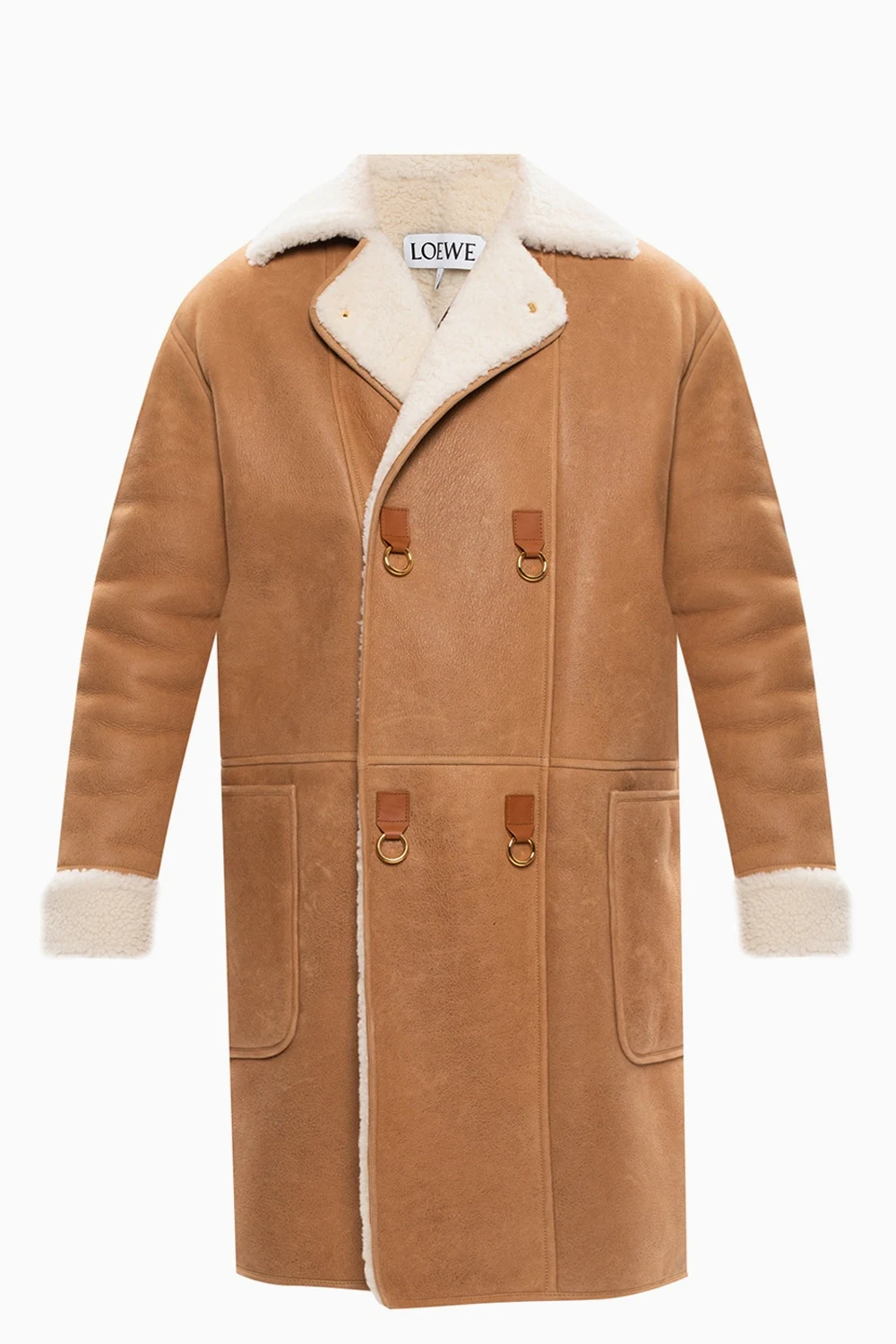 beige Shearling coat