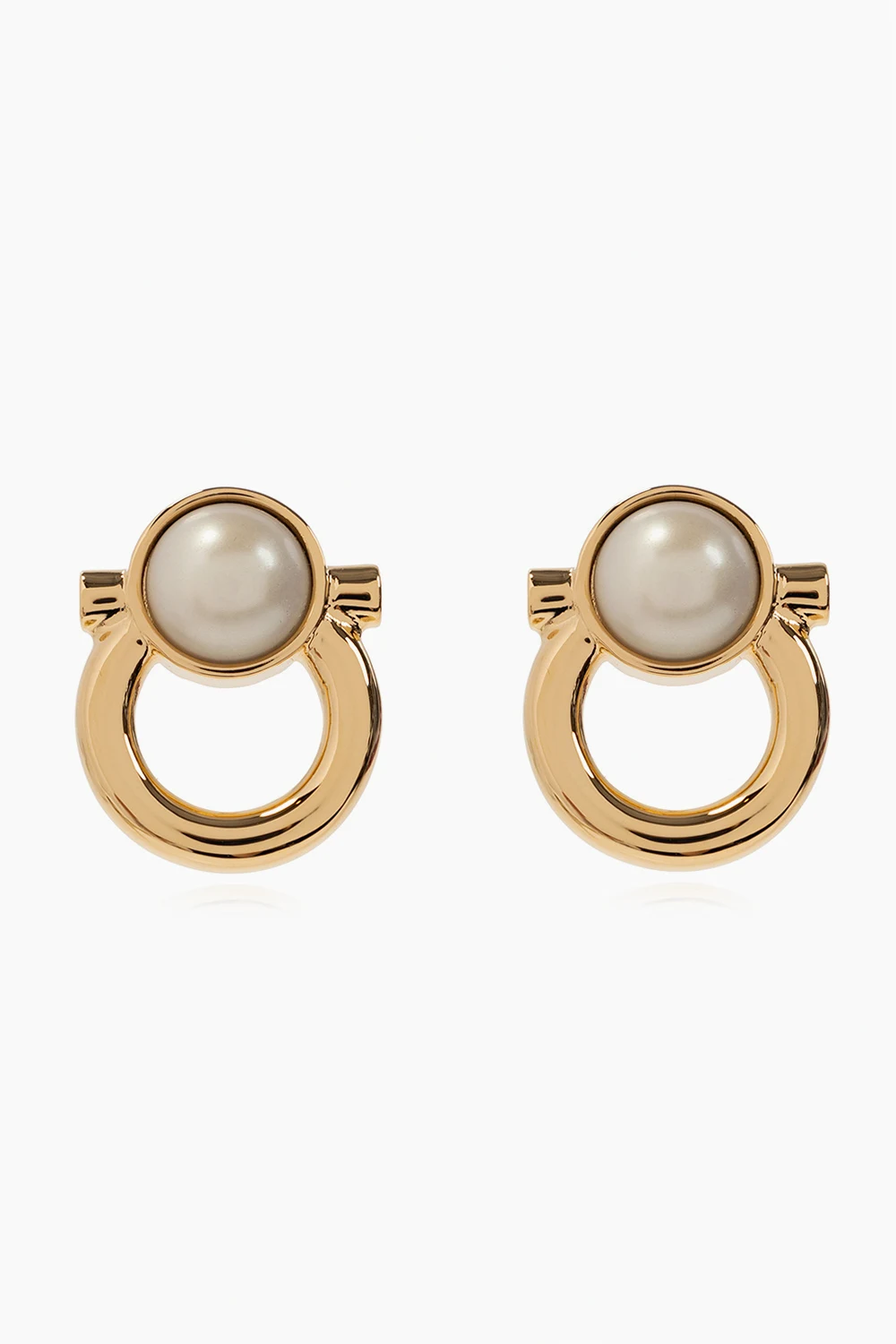 Logo-shaped earrings