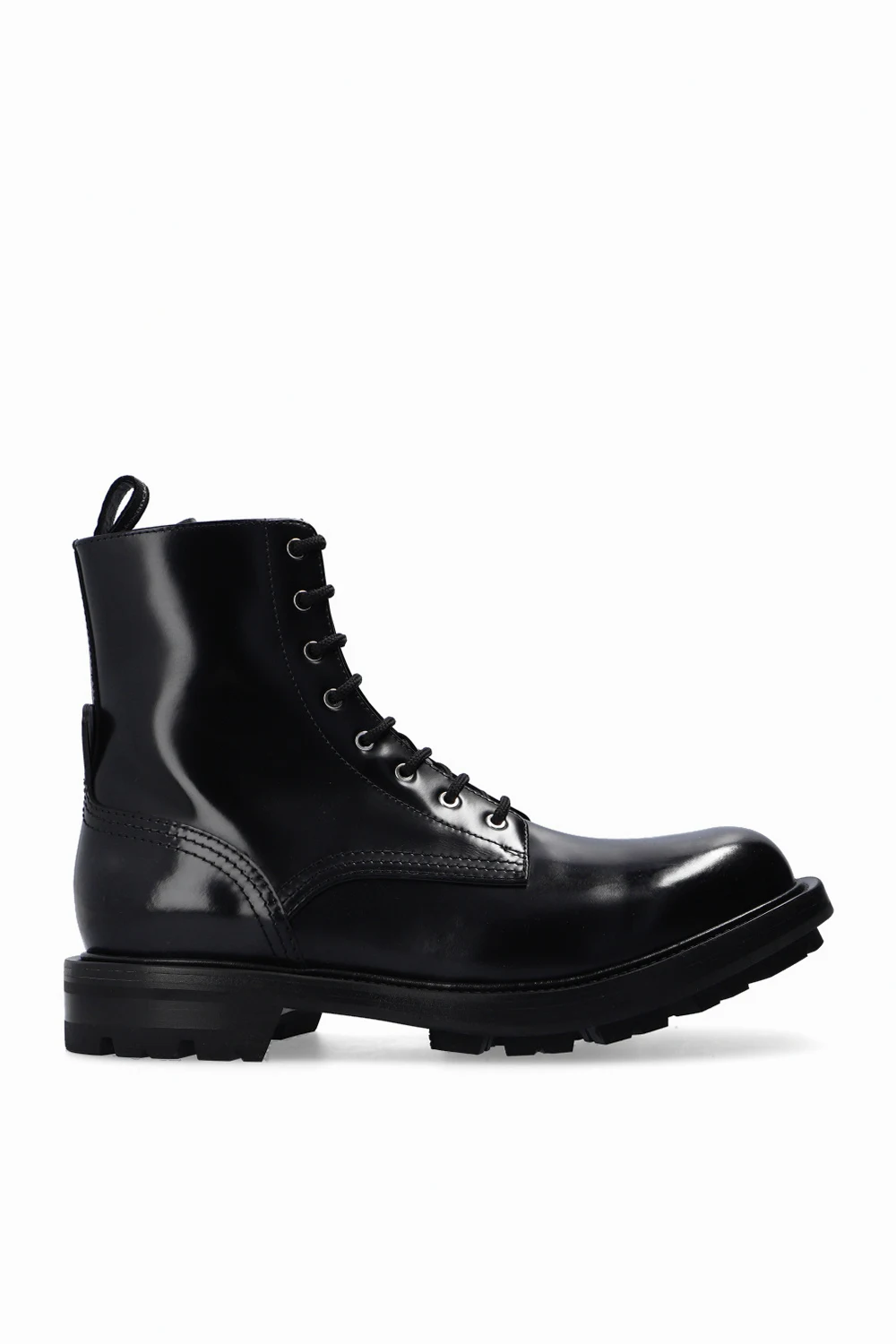 Leather boots