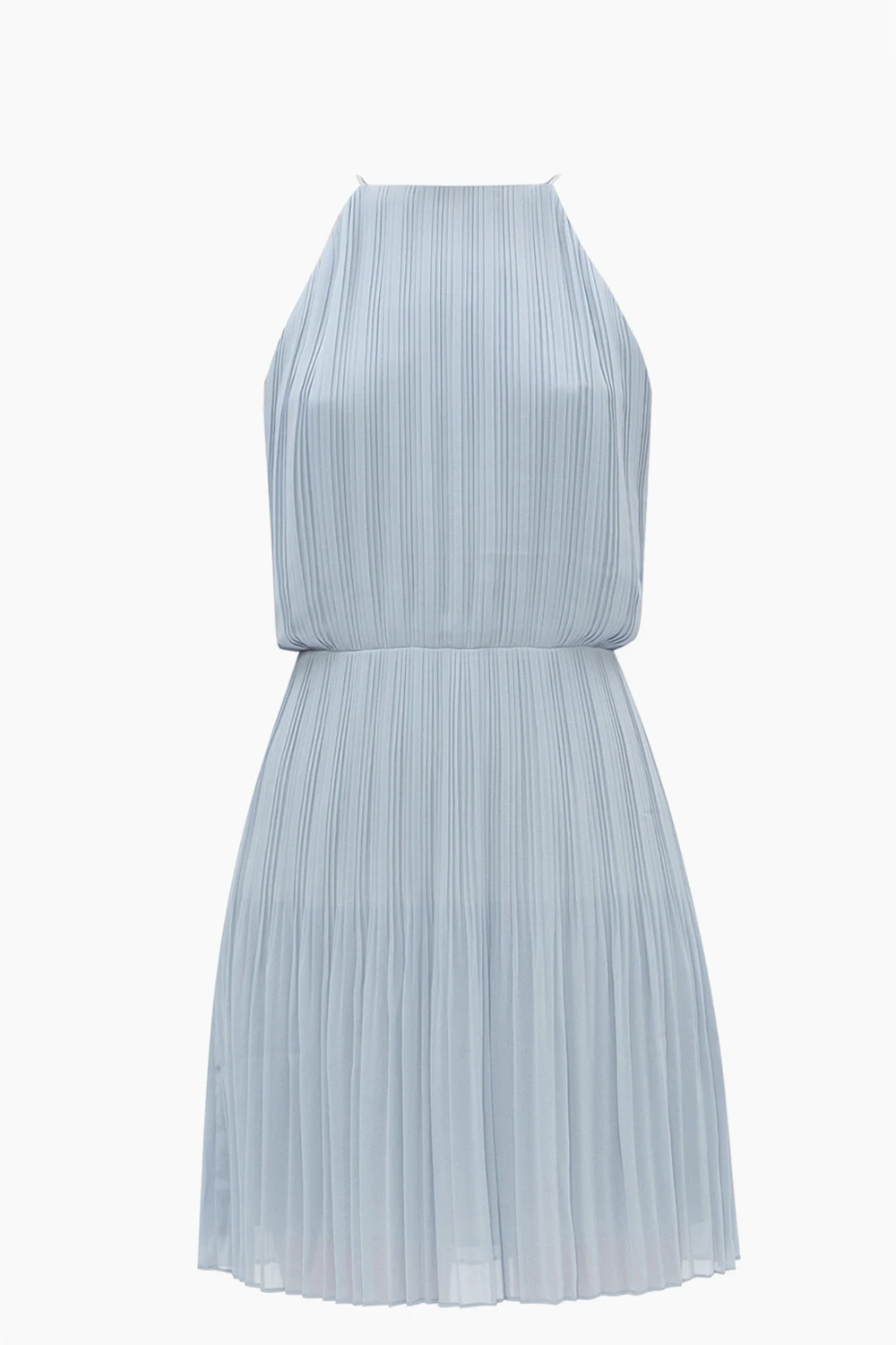 BLUE Pleated dress