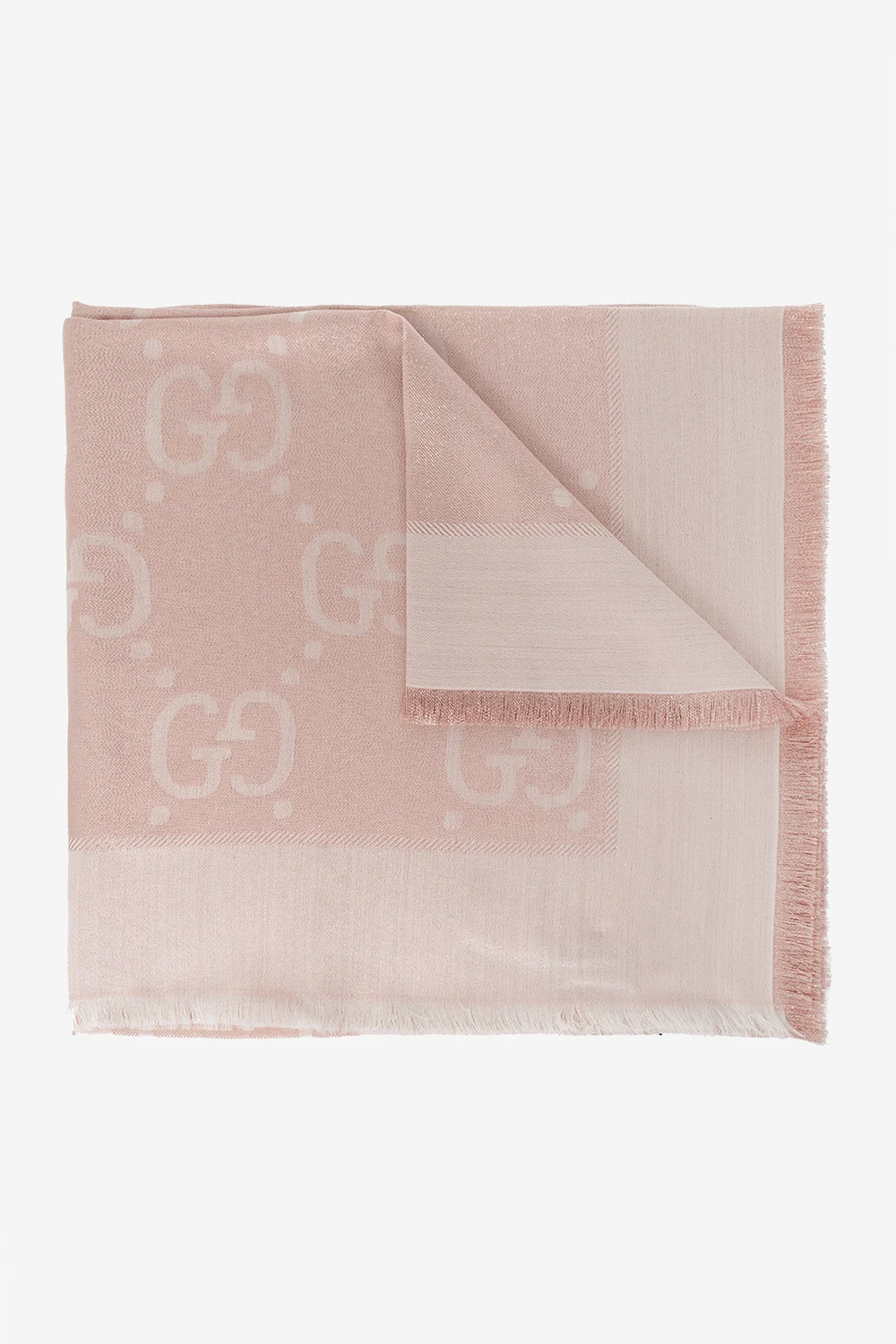 PINK Shawl with GG pattern