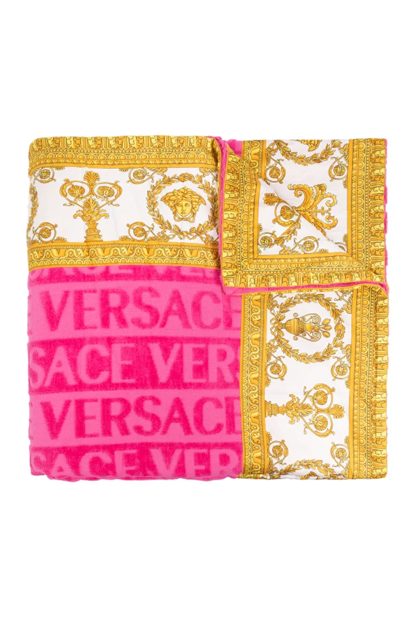 PINK Versace Home Bath Towel