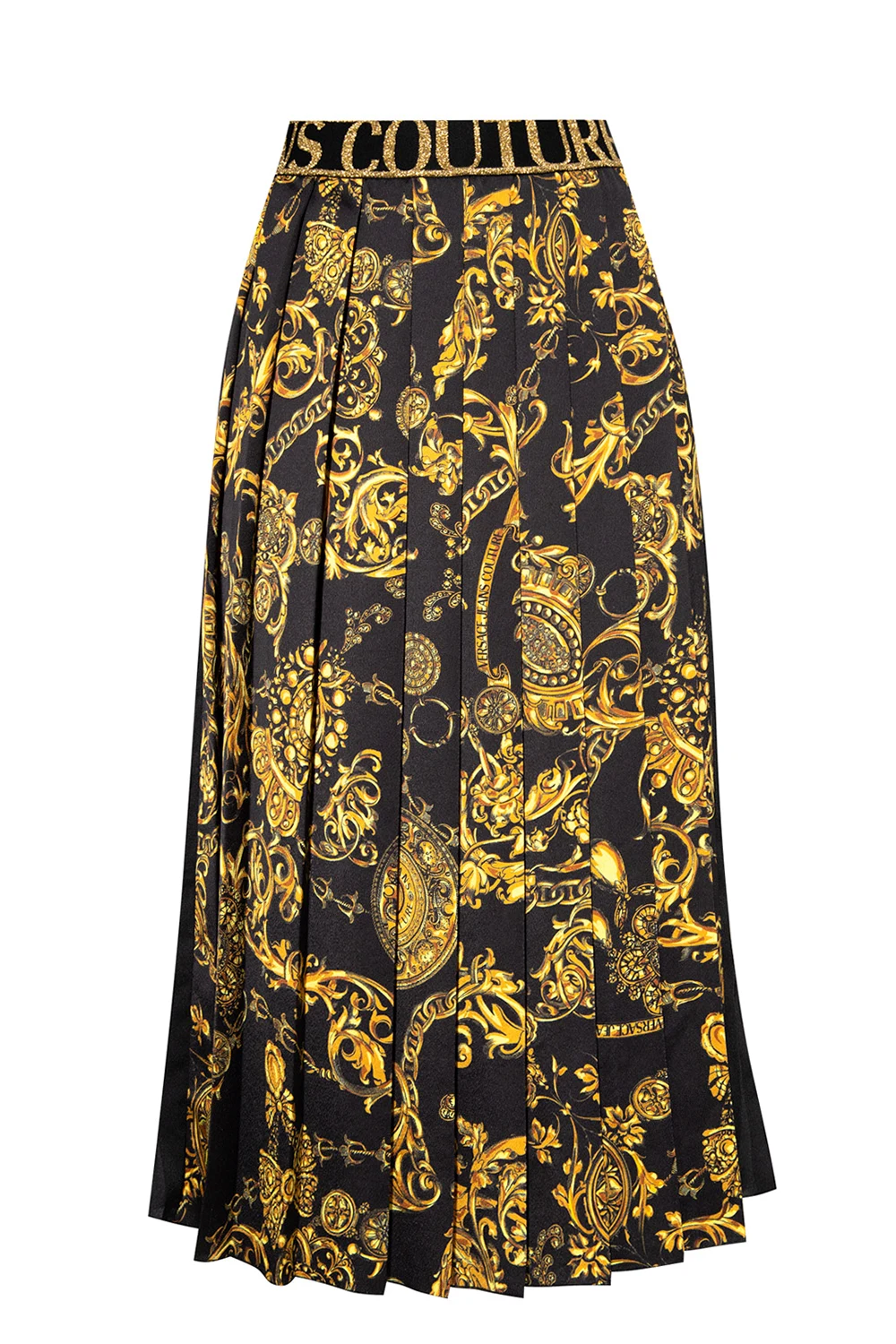 YELLOW  Pleated skirt