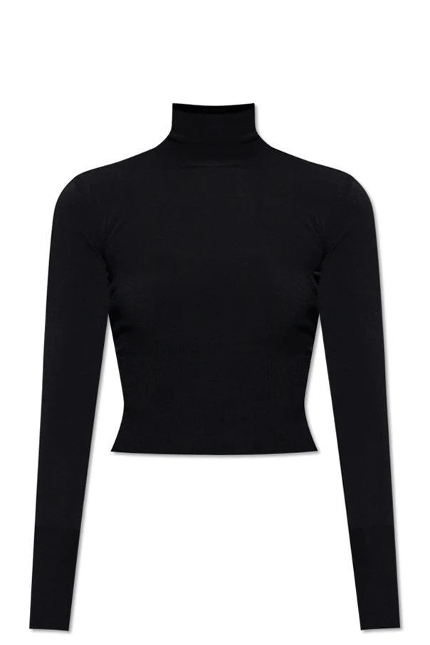 SCHWARZ Anliegender Pullover von Alaïa