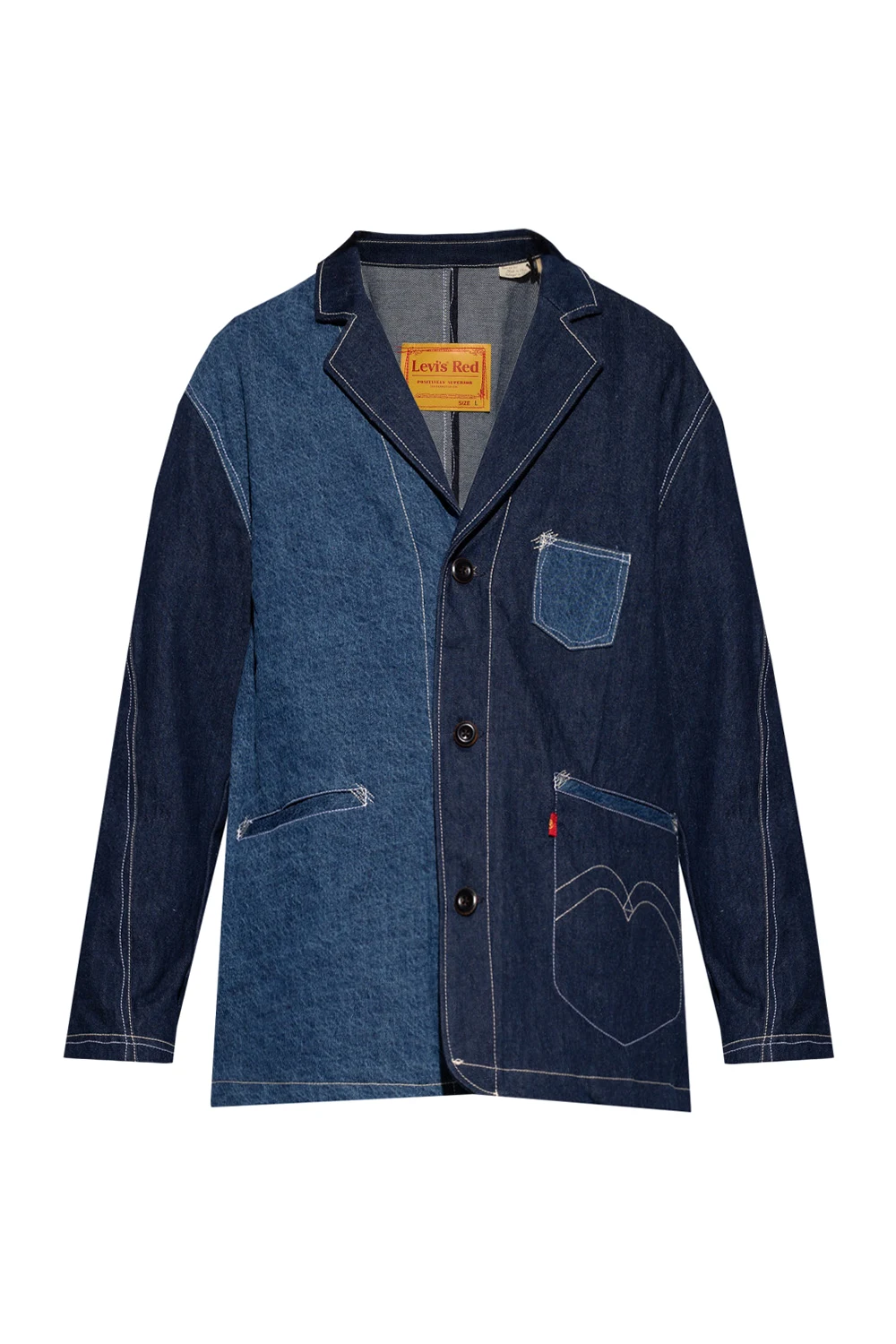 Denim blazer ‘Red’ collection