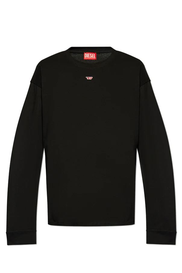 BLACK T-shirt `T-BOXT-LS-D`