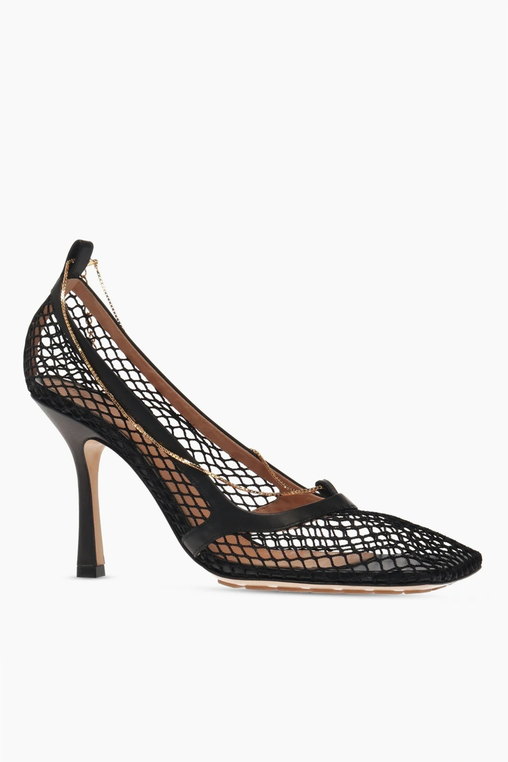 Buty na obcasie z łańcuchem ‘Stretch’