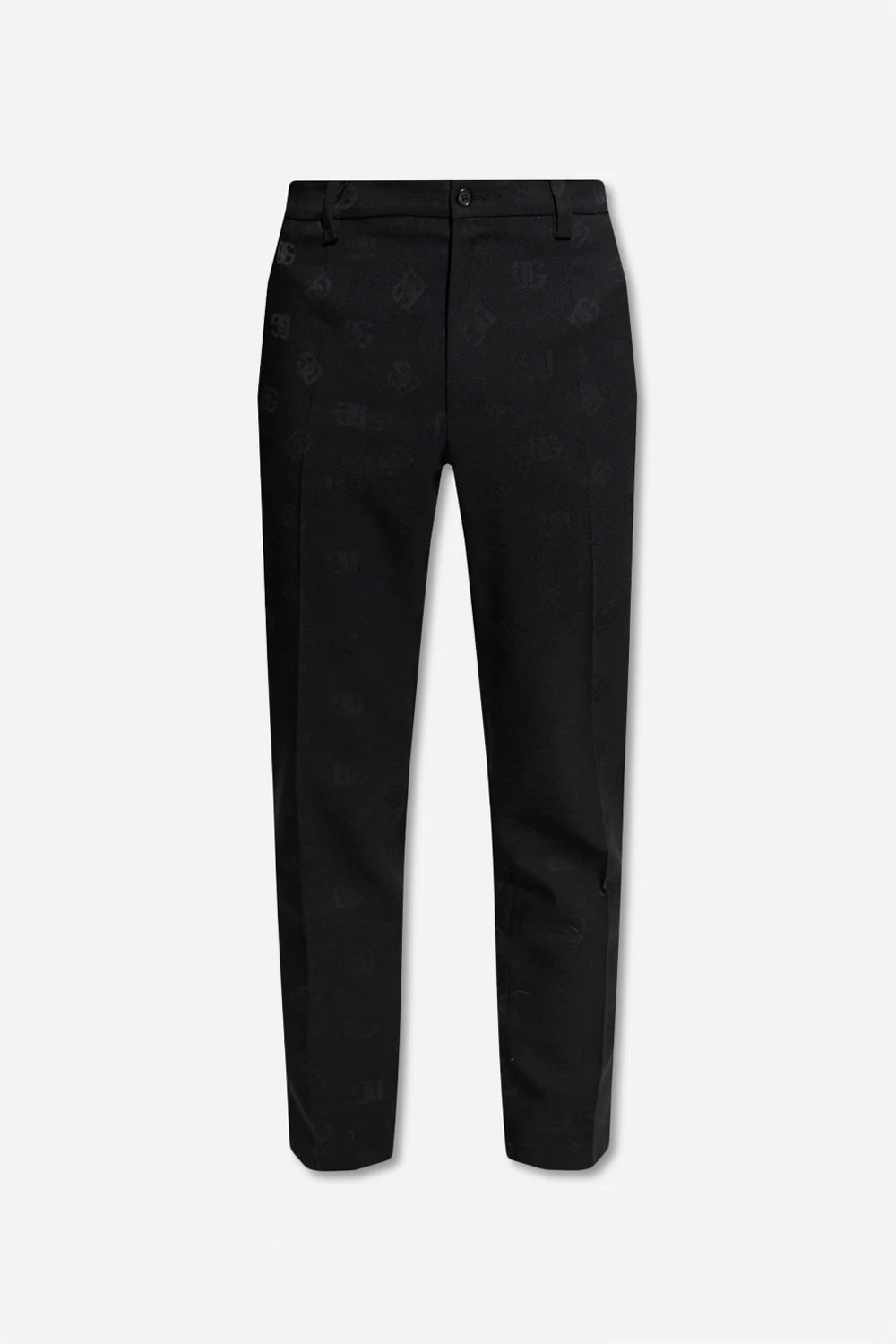 BLACK Monogrammed trousers