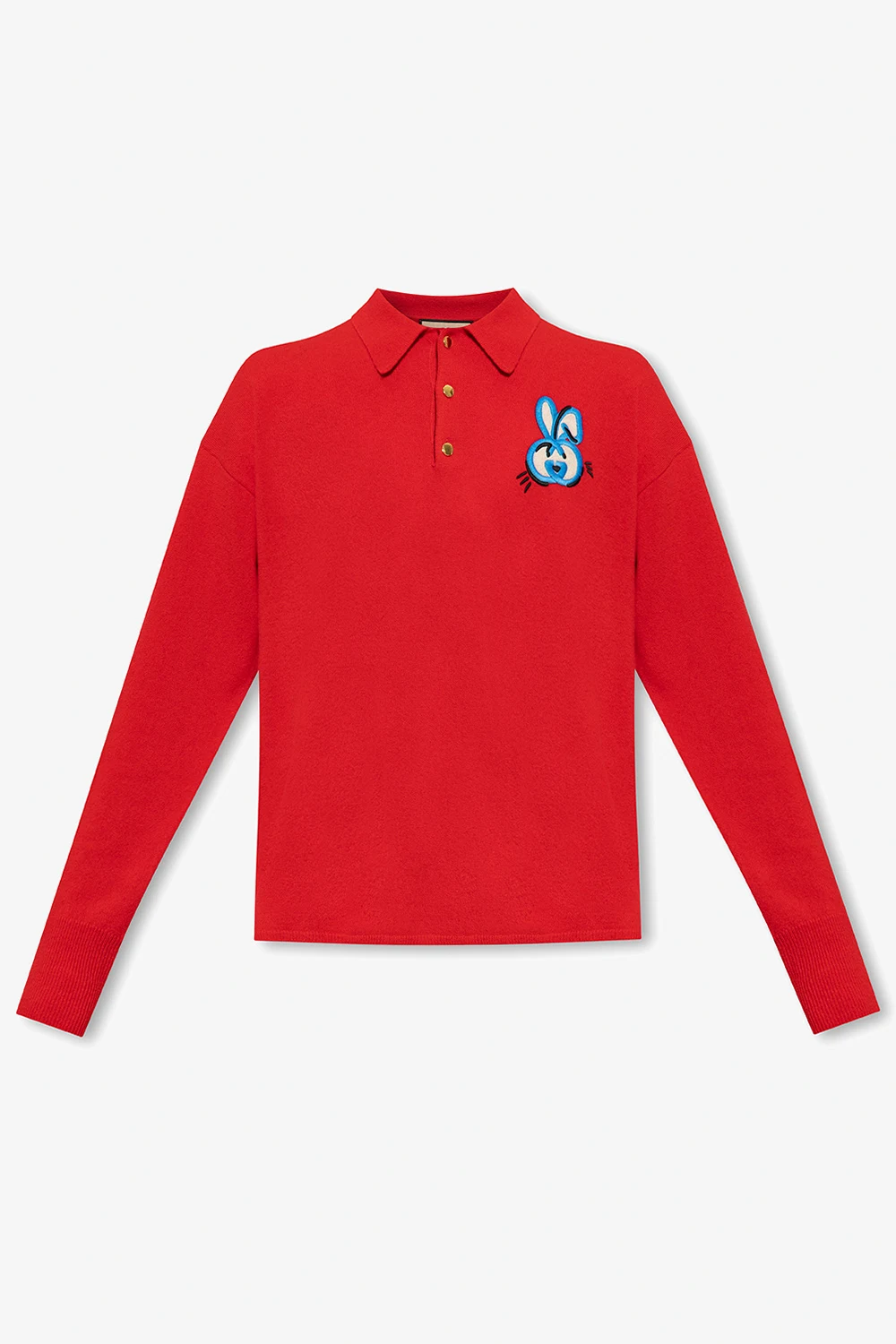 Polo shirt with long sleeves