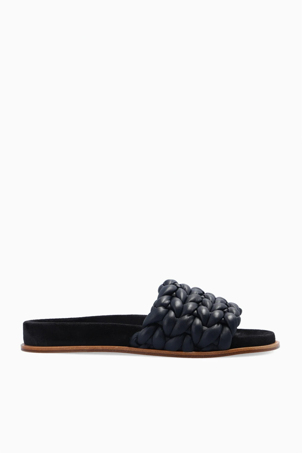 ‘Kacey’ leather slides