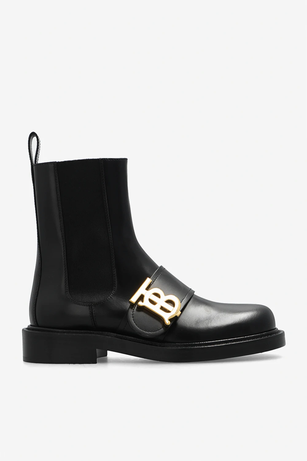 BLACK ‘Jude’ leather ankle boots