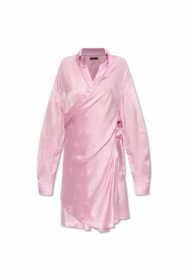 ROSA Seidenkleid im Hemdstil