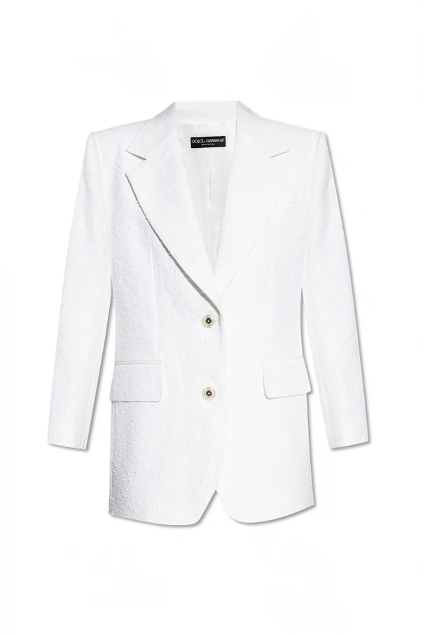 WEISS Tweed-Jacke