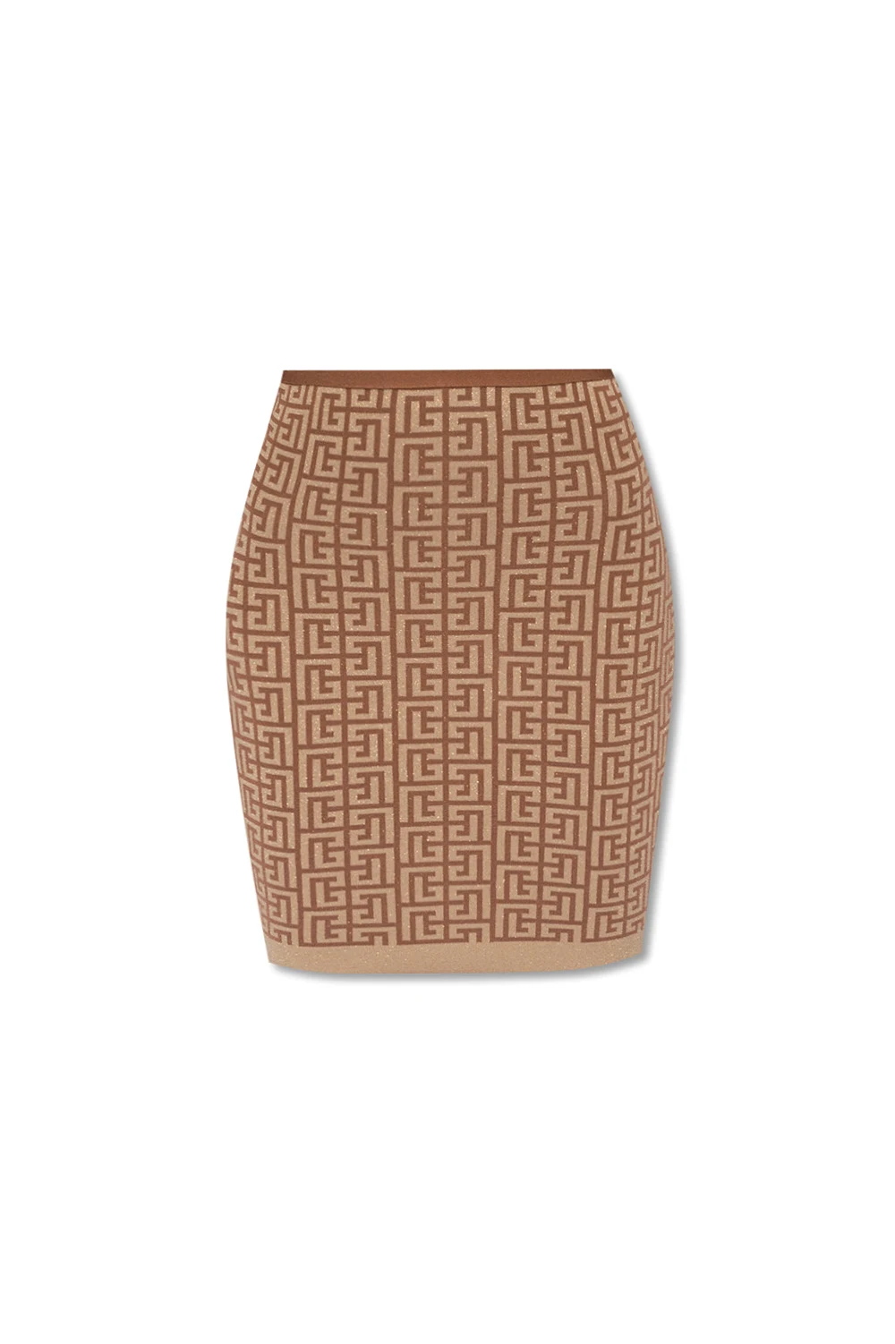 beige Skirt with logo