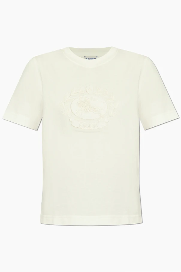 WHITE T-shirt with logo