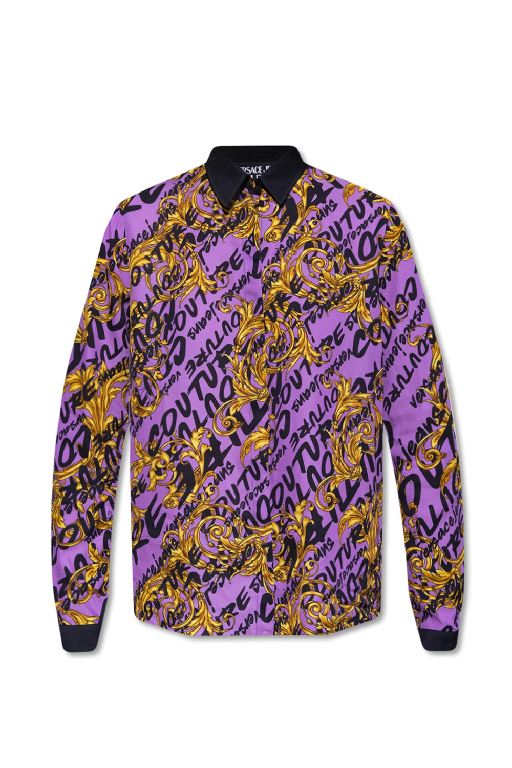 PURPLE Patterned shirt