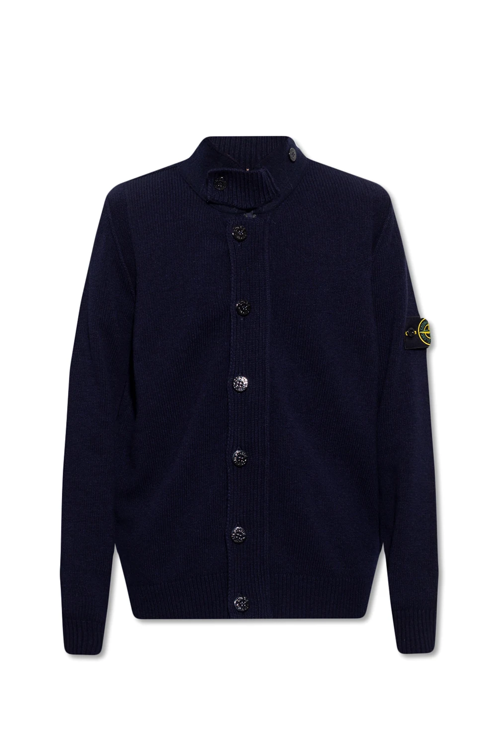 Cardigan with logo