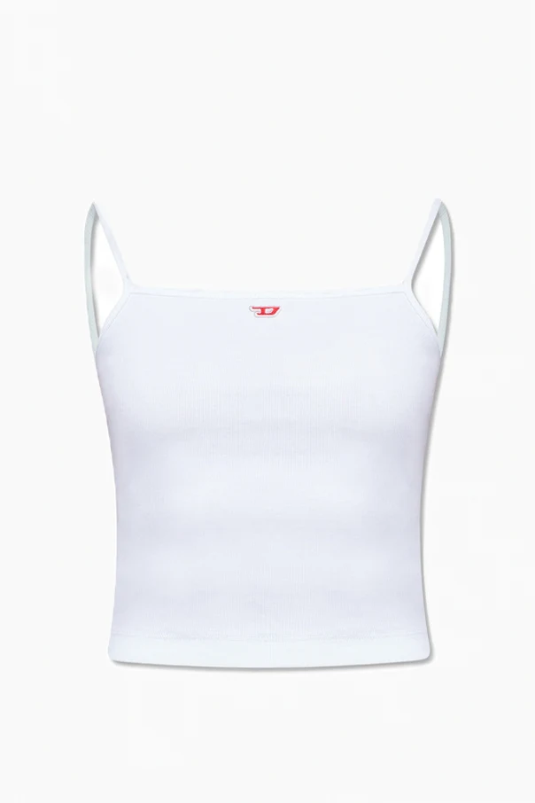 WHITE ‘T-Hop’ top with straps
