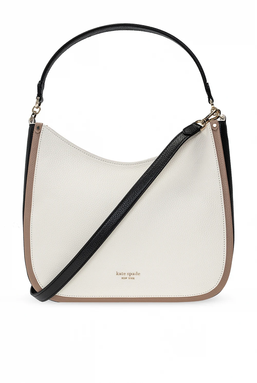 cream Shoulder bag with logo