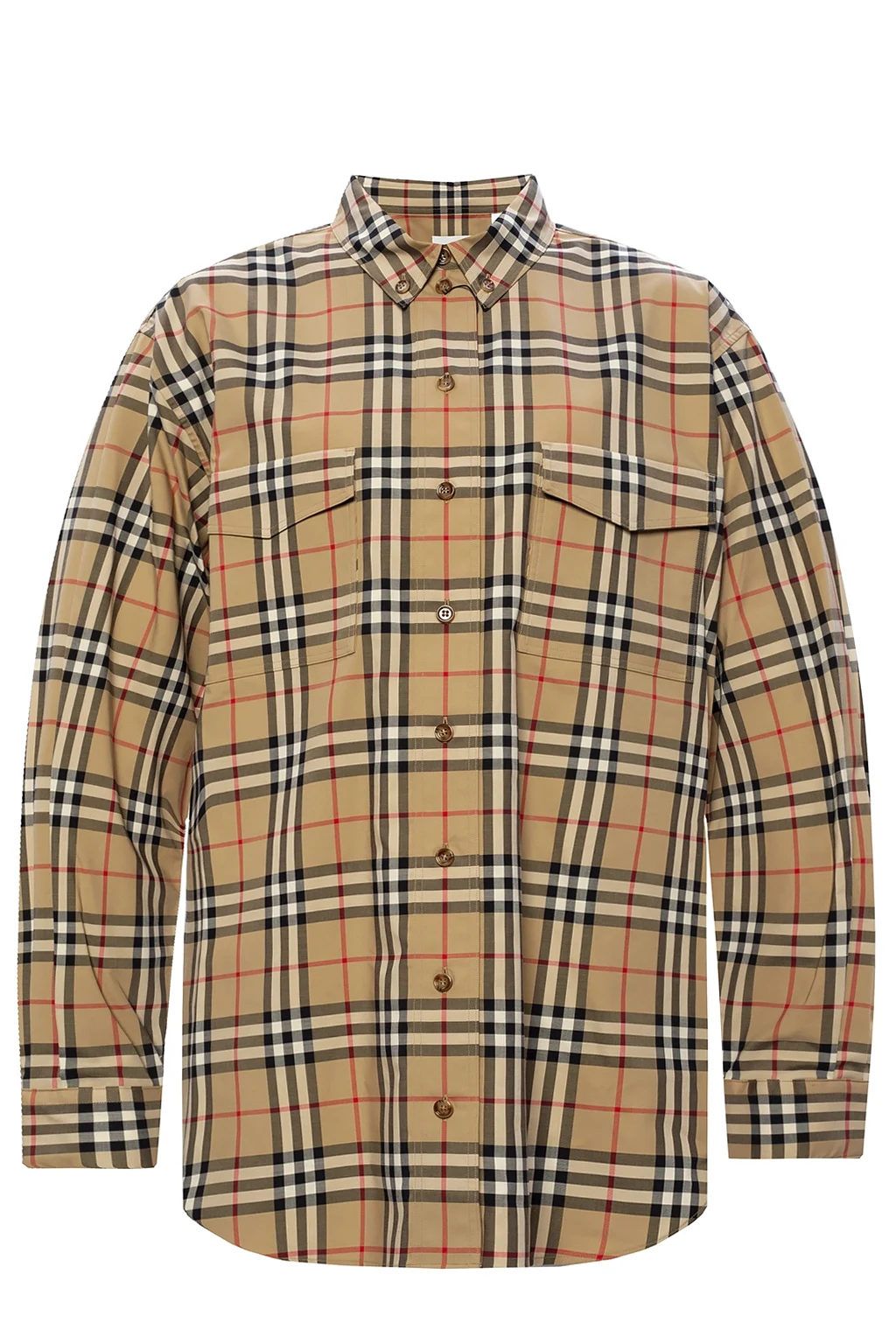 BROWN Checked shirt