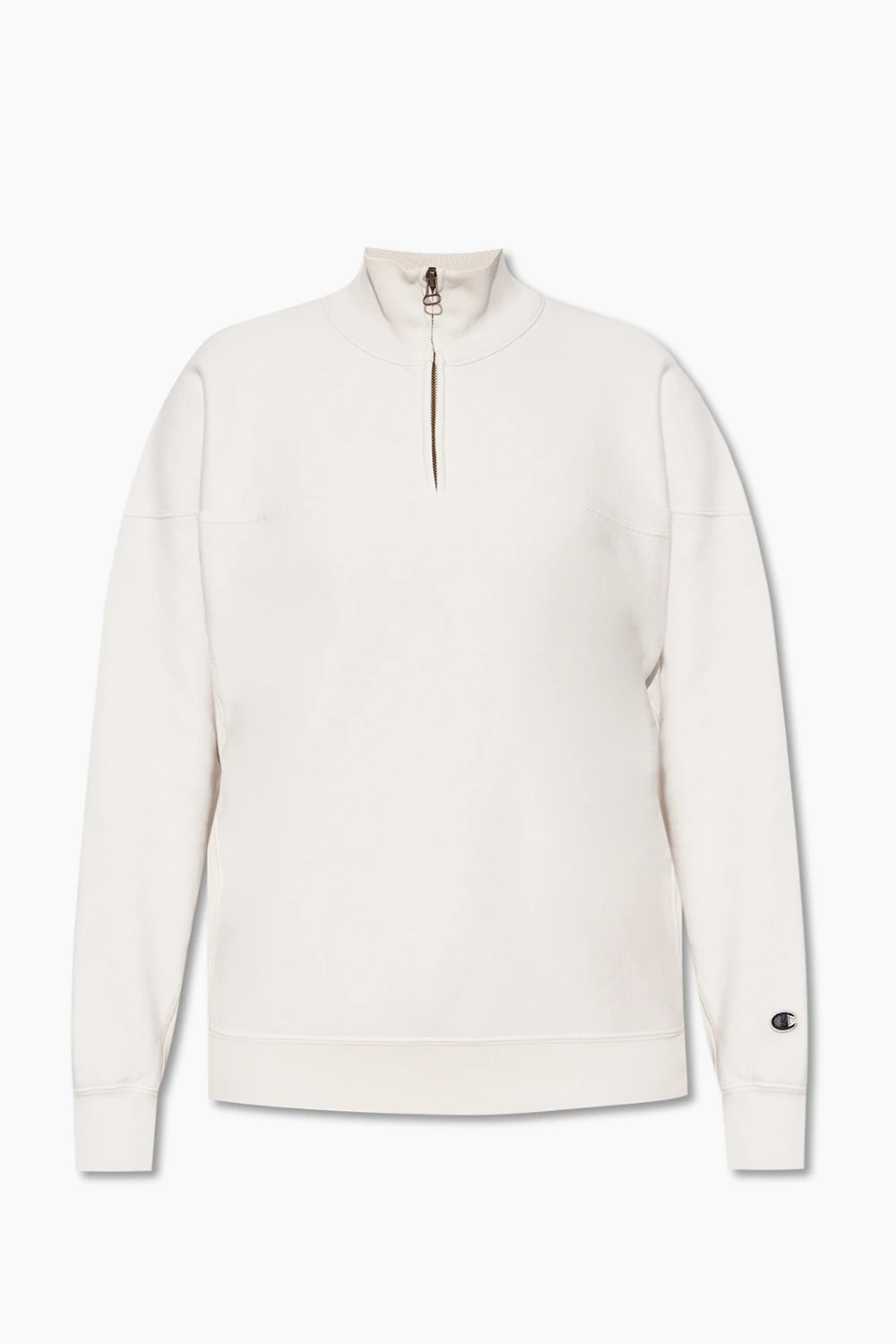 Sweatshirt with standing collar