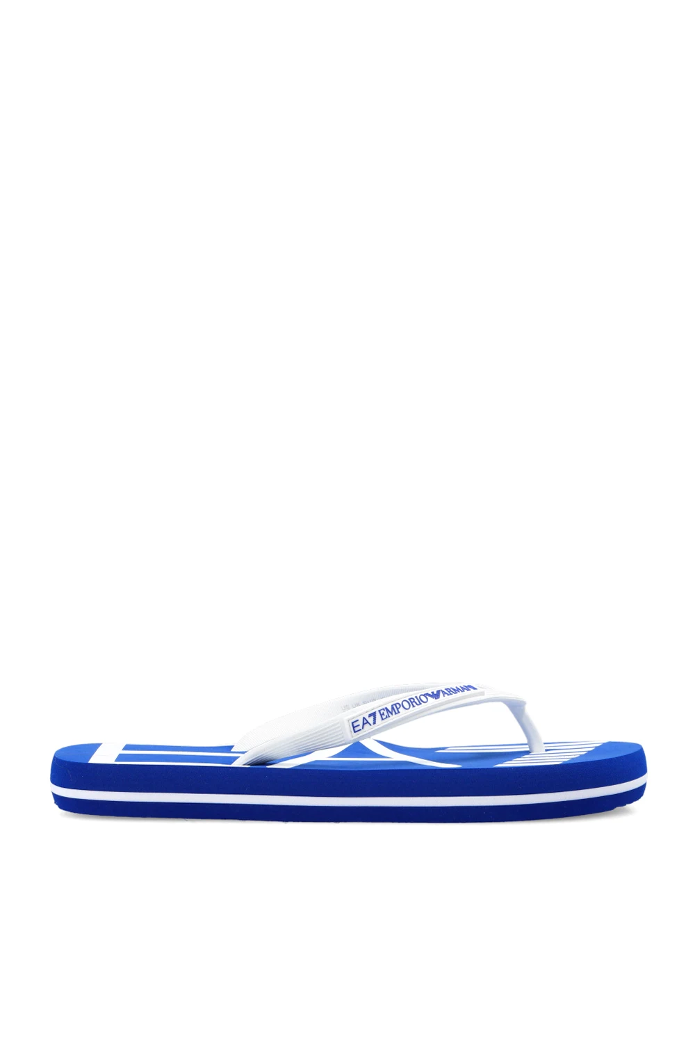 BLUE Flip-flops with logo
