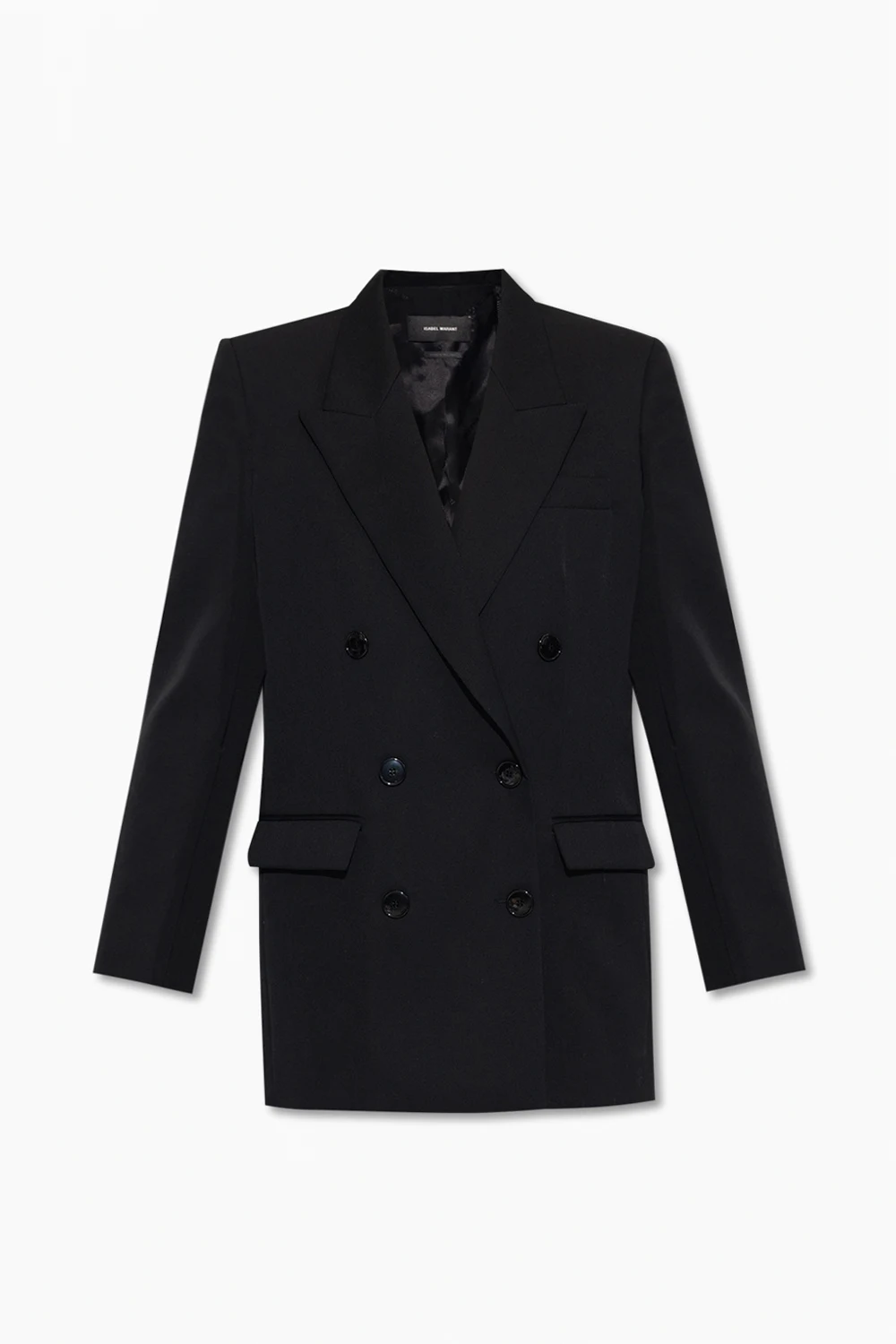 BLACK ‘Nevim’ double-breasted blazer