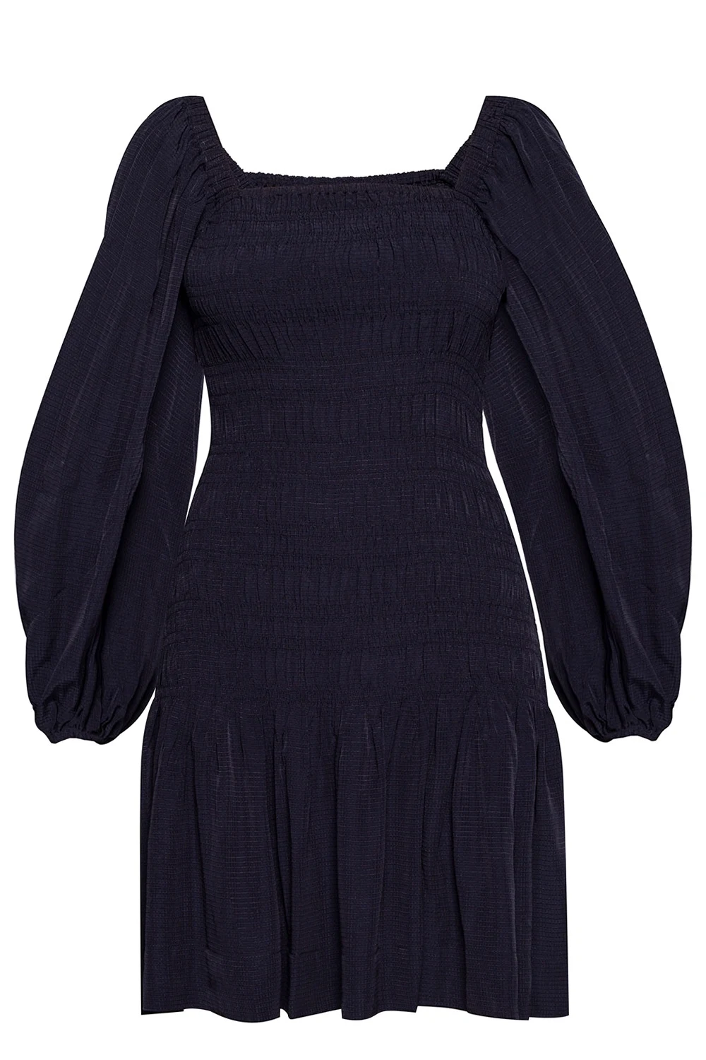 Open-shoulder dress