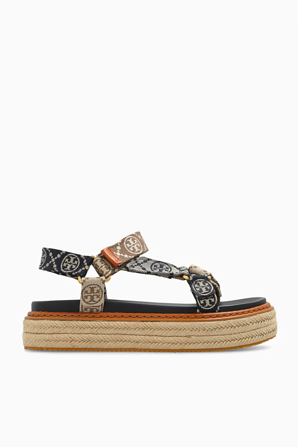 MULTICOLOUR ‘T Monogram’ platform sandals