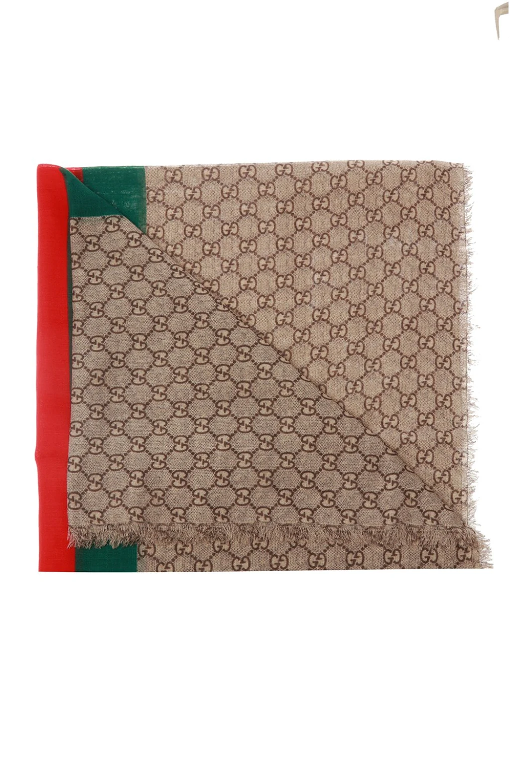 beige Patterned scarf