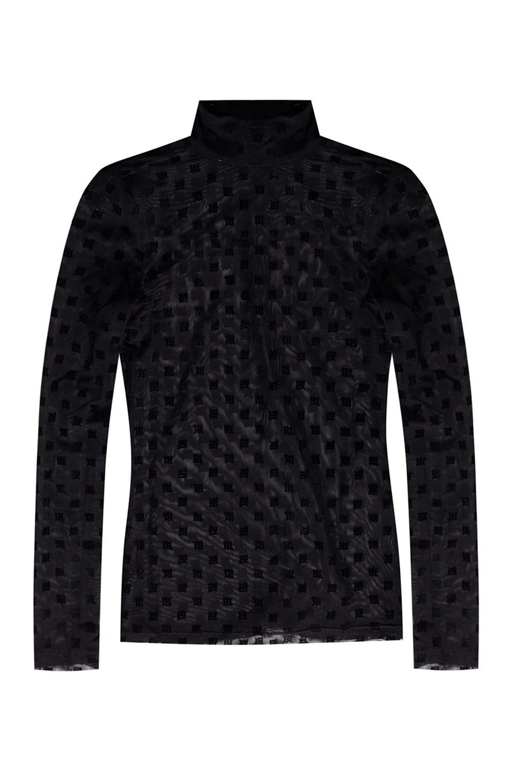 Top ze stójką ‘Monogram Mesh’
