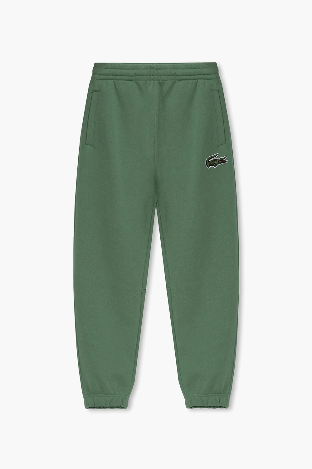Sweatpants with logo patch