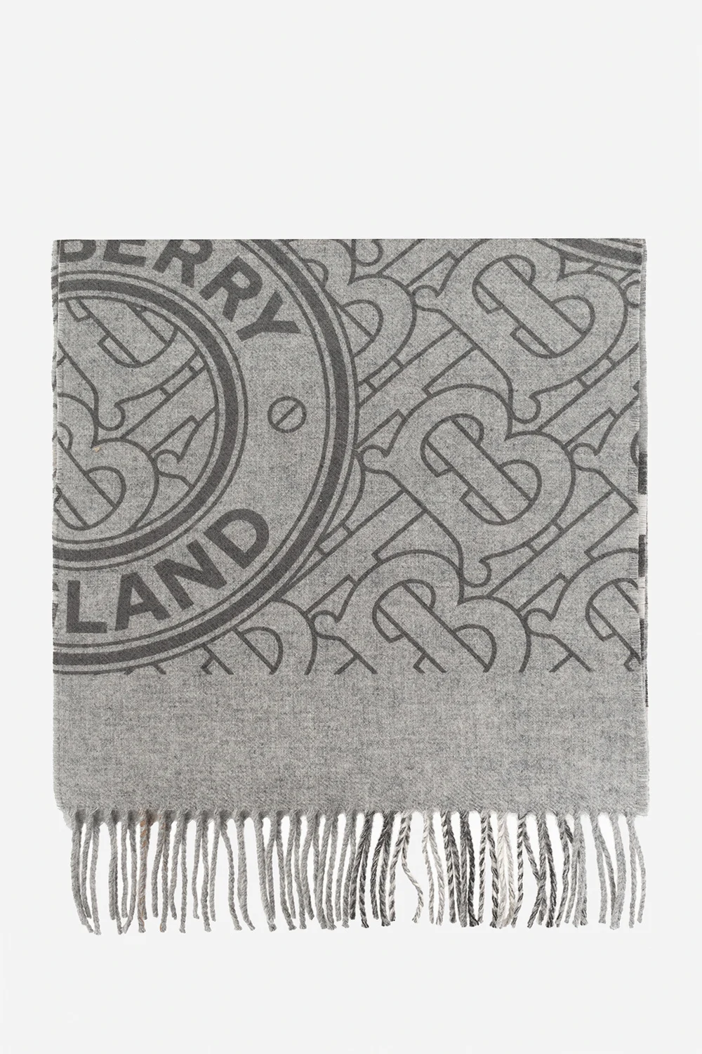 Reversible cashmere scarf