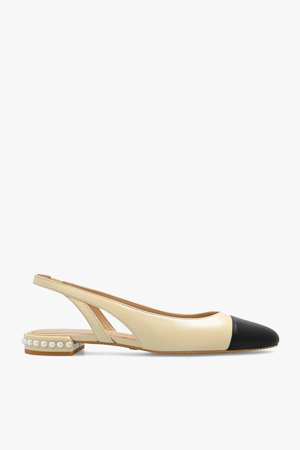 ‘Pearl Slingback’ leather pumps